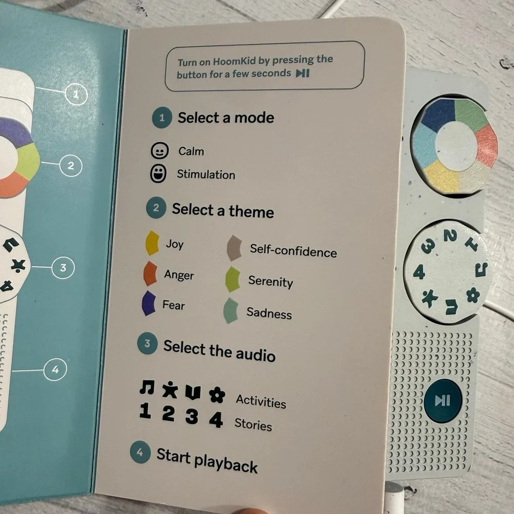 HoomKid Story Box Children's Audio Player Stories, Meditation, Music, Workout